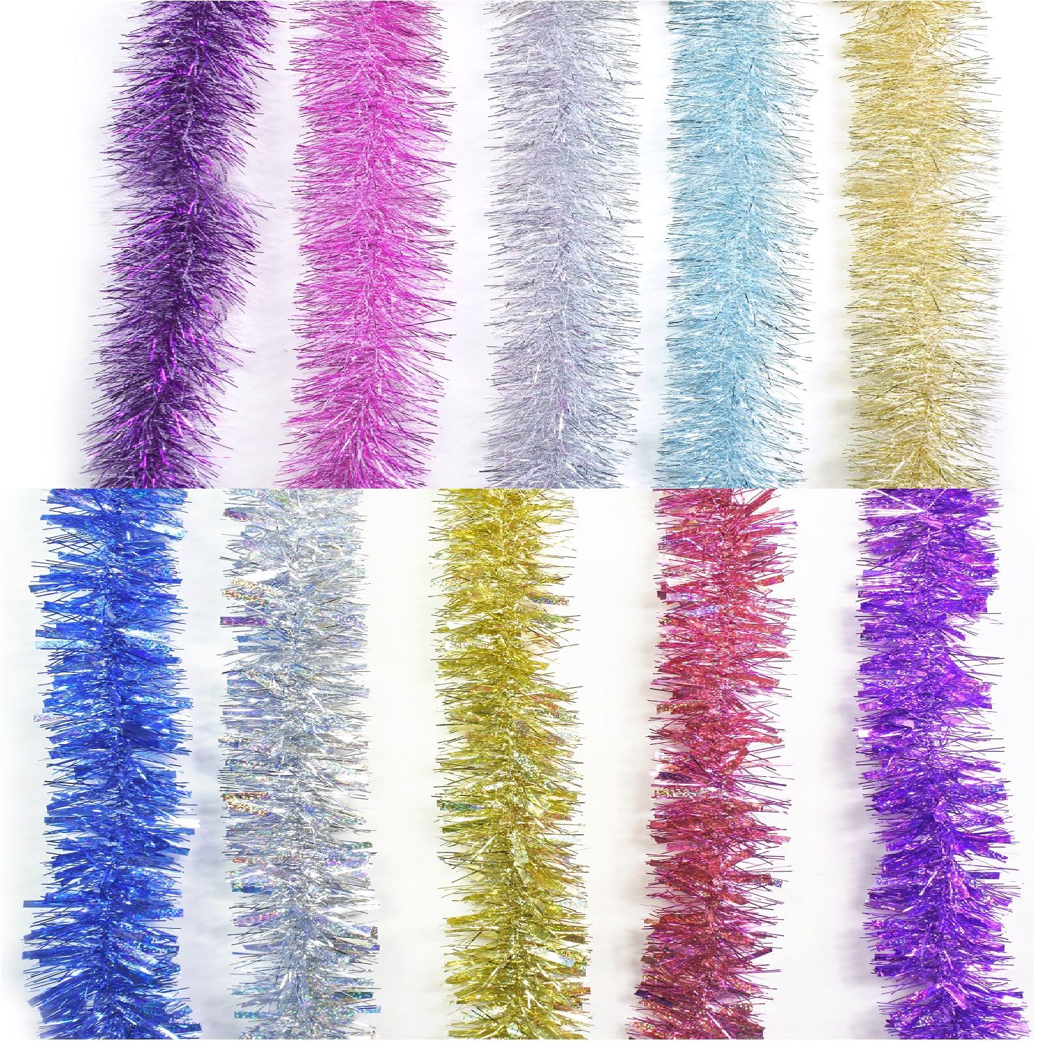 FANTASY TINSEL 2m 10asst Uncle Bills XB4096