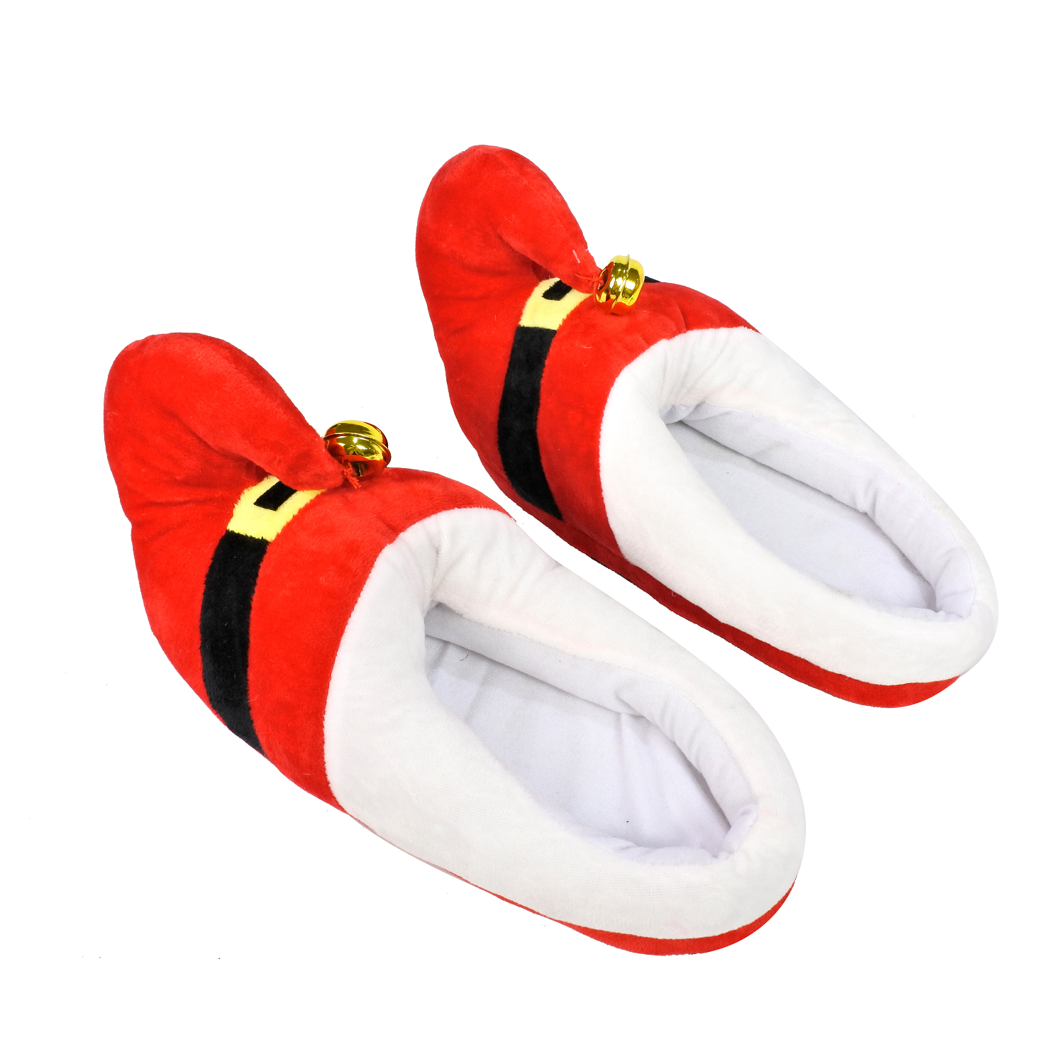 SLIPPERS SANTA W/NUTBELL 2 SIZES Uncle Bills XB4361