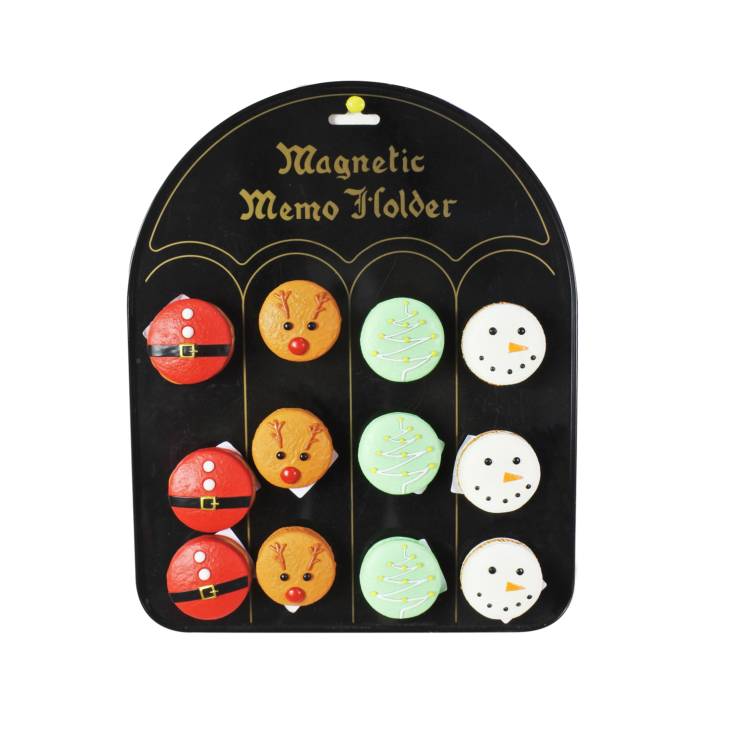 MAGNET CHRISTMAS MACARON 4asst Uncle Bills XB4463