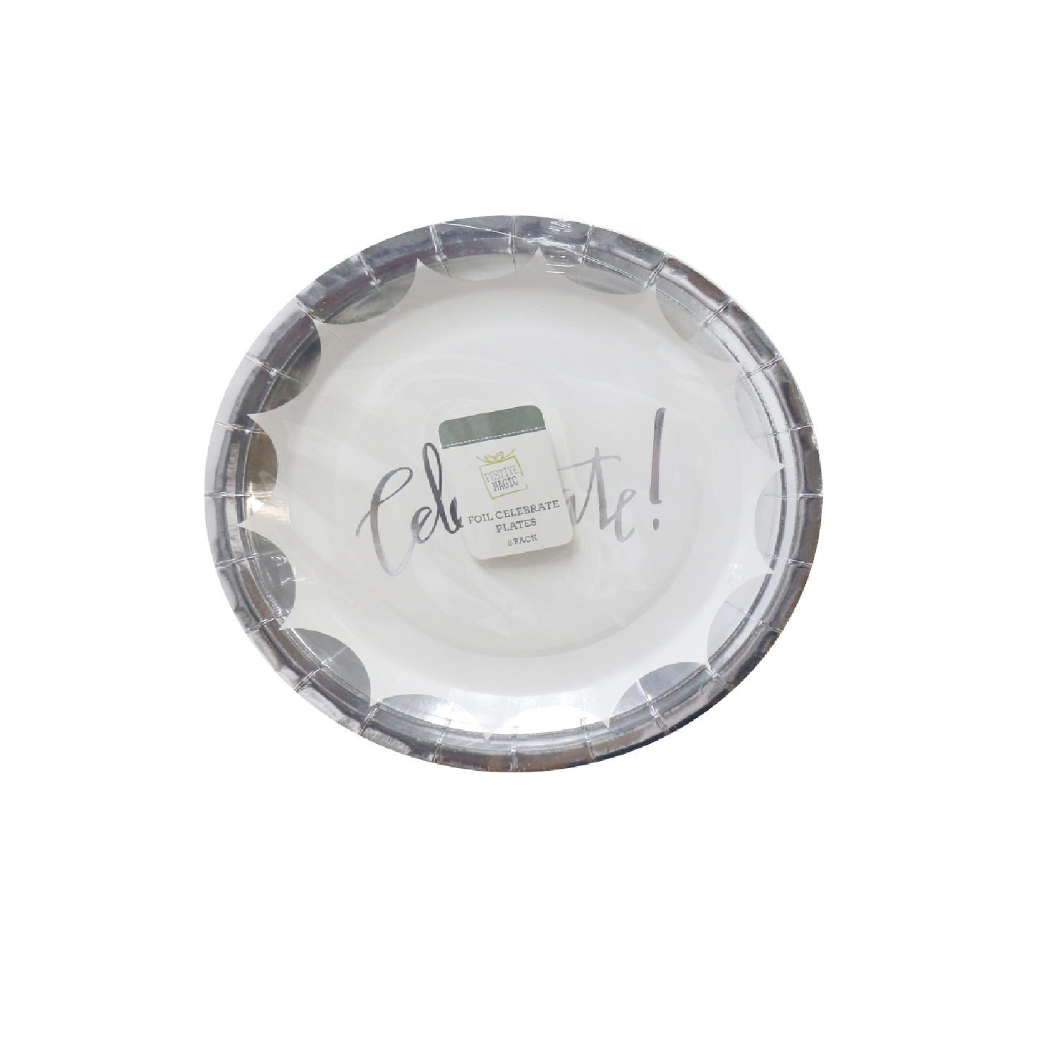 PAPER PLATE CELEBRATE 23cm 8pc 2asst Uncle Bills XB4491