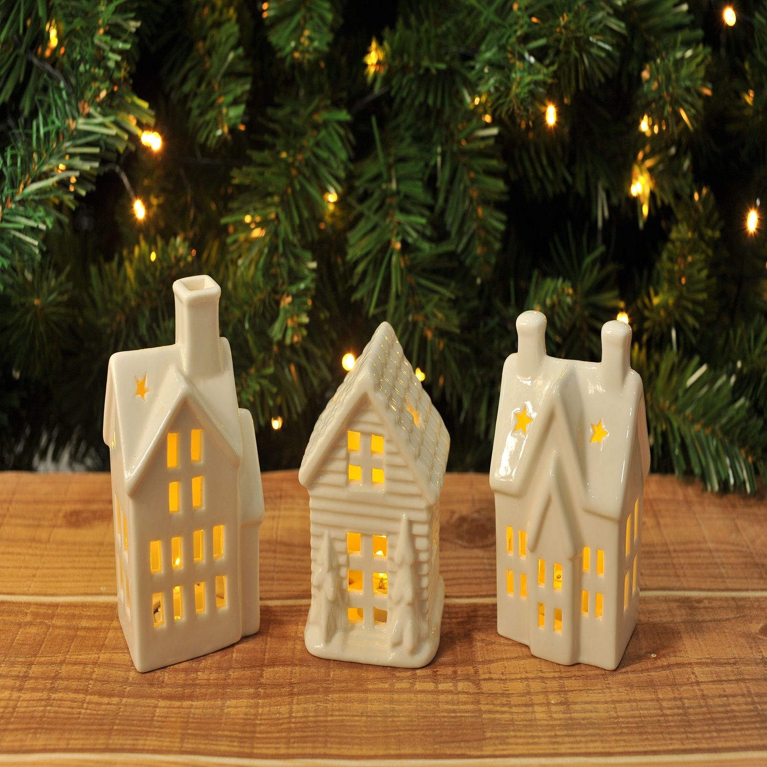 LIGHT UP HOUSE WHITE 3asst Uncle Bills XB4563