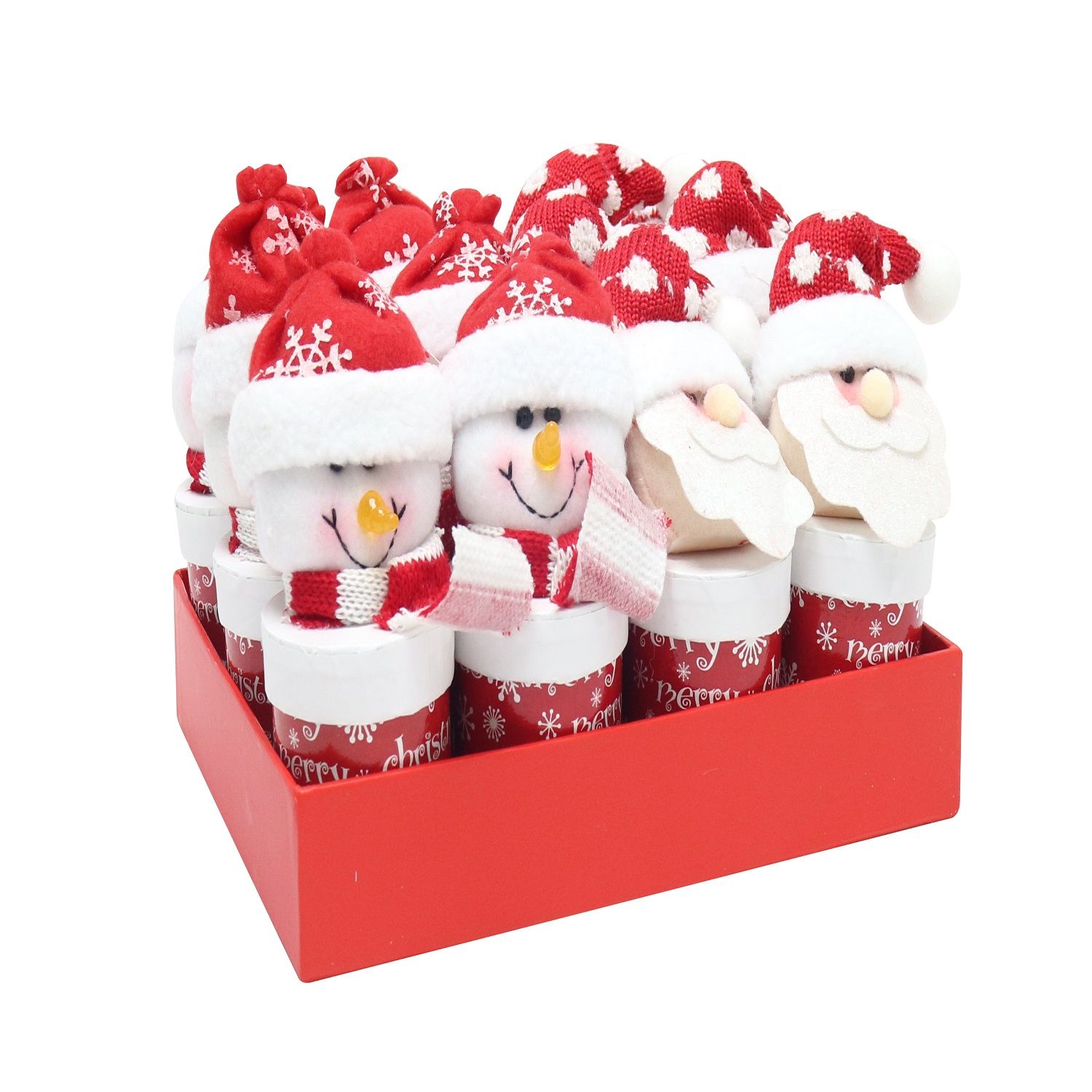 CANDY BOX SANTA/SNOWMAN Uncle Bills XB4665