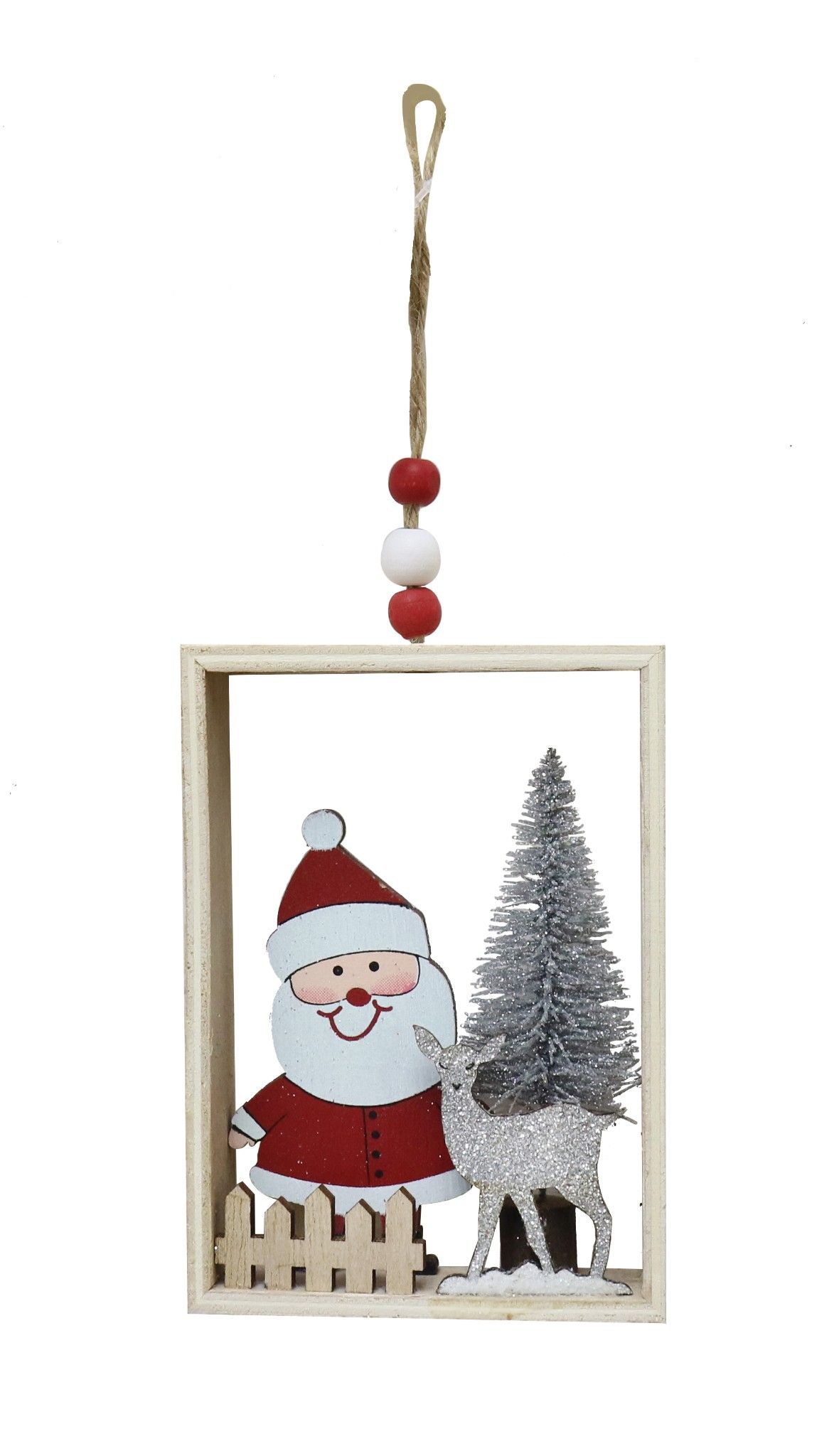 Đồ Treo Trang Trí Cây Ông Già Noel Santa Trong Hộp 22cm