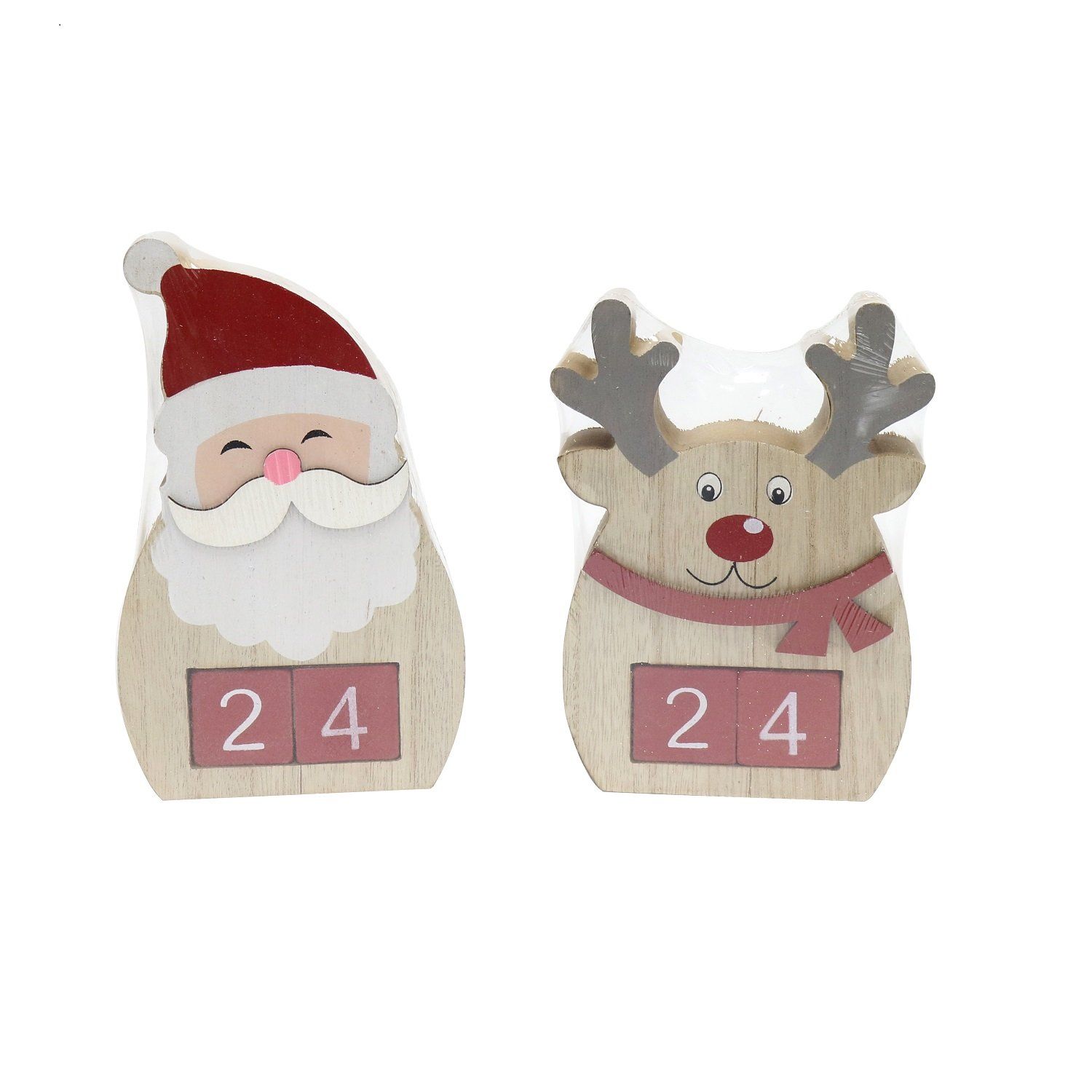 TABLE COUNTDOWN SANTA/REINDEER 2asst Uncle Bills XB4681