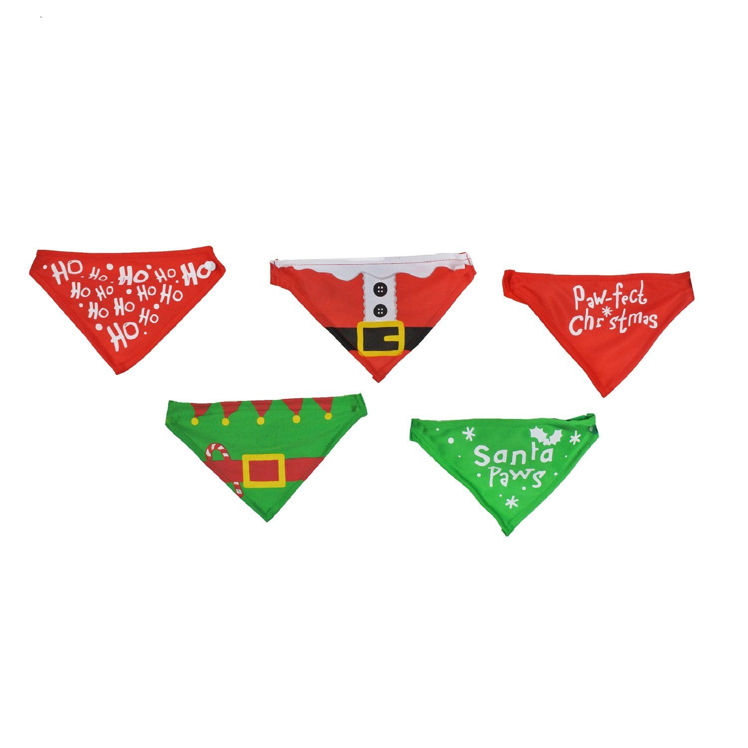 XMAS PET BANDANA 5asst Uncle Bills XB4735