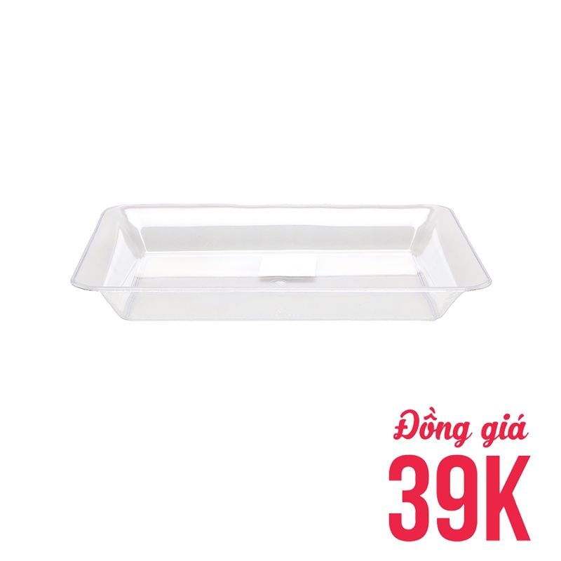 Đĩa trong suốt 24X20cm