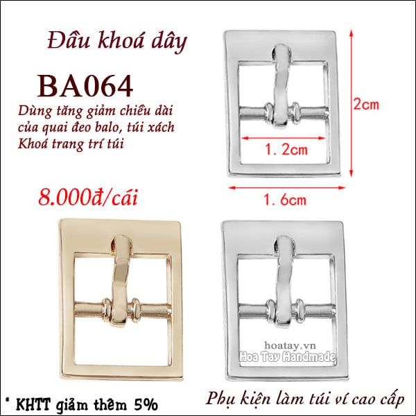 Đầu dây khoá - Tăng đưa BA064