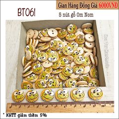 Nút gỗ Om Nom BT061