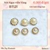 Nút Áo Ngọc Viền Kim Cổ Điển BT121