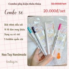 Combo 86 - Combo Phụ Kiện Thêu Thùa – Tiện Lợi Cho Người Yêu Thủ Công