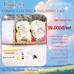 Combo 93 – Combo Làm Thú Bông Nâng Cao Dành Cho Người Đã Có Kinh Nghiệm