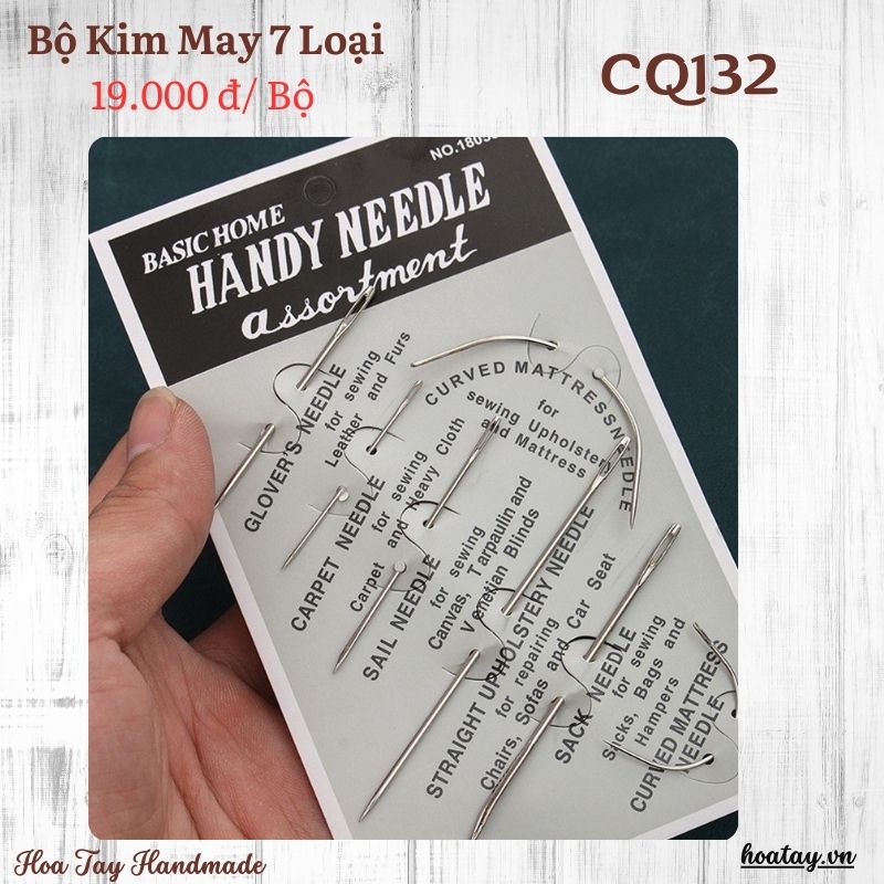 Bộ Kim may 7 loại - Kim may len - Kim may thú bông CQ132