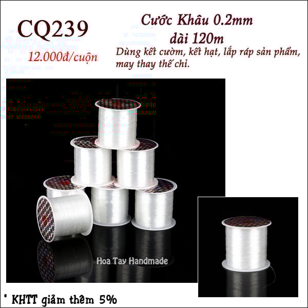 C c khau 0.2mm CQ239 Hoa Tay Handmade