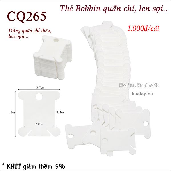 Th Bobbin qu n ch len s i CQ265 Hoa Tay Handmade