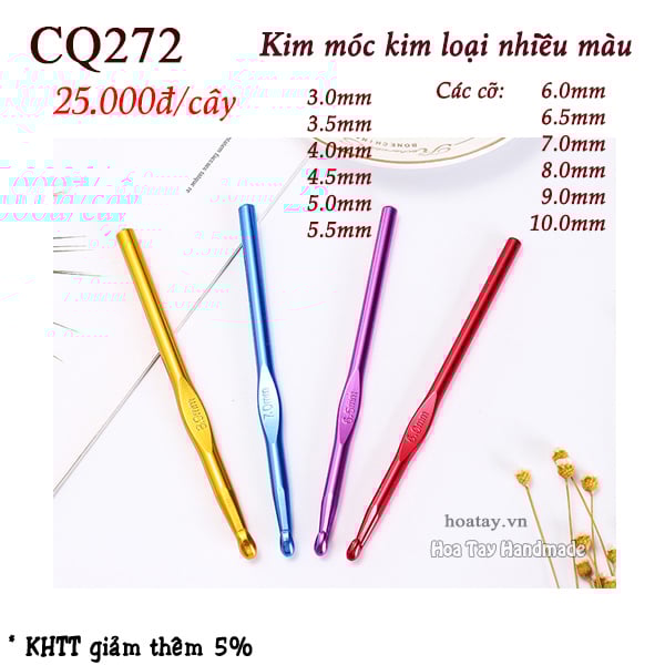 Kim m c kim lo i nhi u m u CQ272 Hoa Tay Handmade