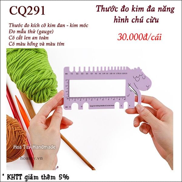 Th c o kim an kim m c a n ng h nh ch c u CQ291 Hoa Tay Handmade