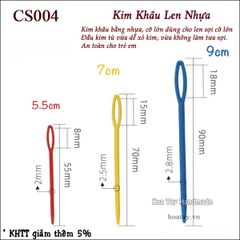 Kim may len nhựa CS004 - Hoa Tay Handmade