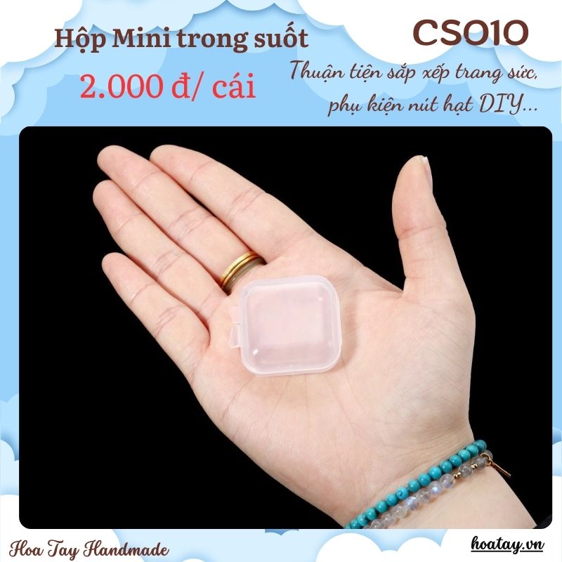 Hộp Mini Trong Suốt - CS010