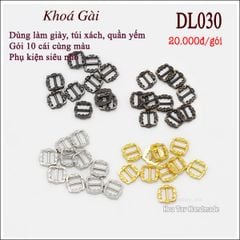 Khoá gài hoa văn cổ - Phụ kiện siêu nhỏ làm trang phục búp bê, thú bông nhí DL030