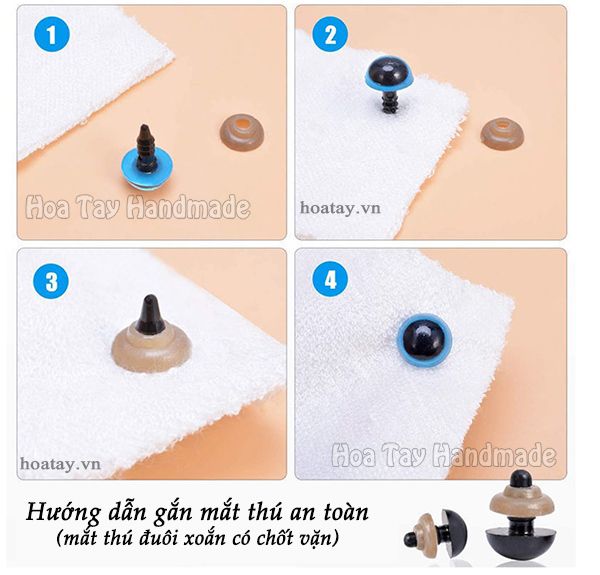 Combo 83 - Hộp mắt thú đuôi xoắn màu đen nhiều cỡ có chốt vặn. – Hoa ...