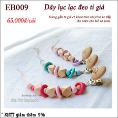 Dây lục lạc có khoá treo nôi, treo xe đẩy, trang trí sản phẩm thủ công EB009