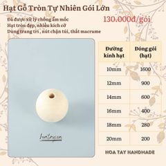 Hạt gỗ tròn tự nhiên gói lớn Giá Cực Tốt.