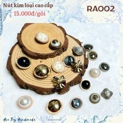 Nút Kim Loại Cao Cấp 2.5cm  RA002  – Sang Trọng và Đẳng Cấp