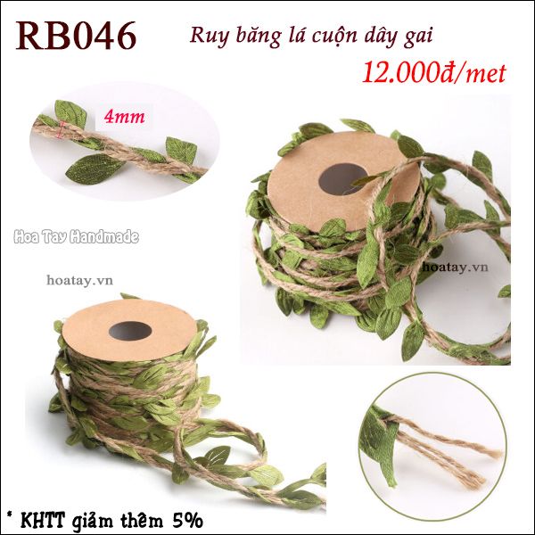 Ruy Băng lá thắt dây gai RB046