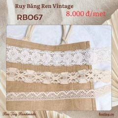 Ruy Băng Ren Vintage RB067 - Đậm Chất Cổ Điển, Sang Trọng
