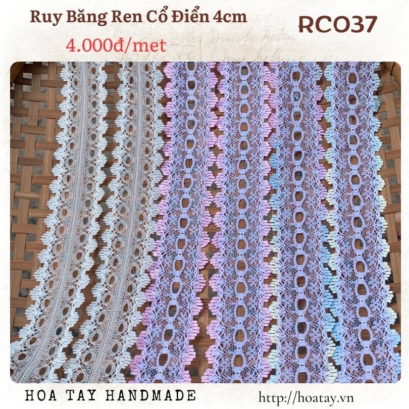 Ruy Băng Ren Cổ Điển 4cm. RC037