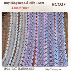 Ruy Băng Ren Cổ Điển 3.5cm. RC037