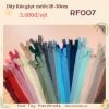 RF007- Dây kéo ẩn dài 26 - 30cm - Đầu dây khoá kéo hình giọt nước tinh tế, đảm bảo tính thẩm mỹ và tiện lợi.