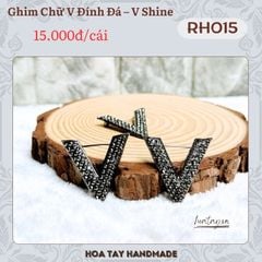Ghim Chữ V Đính Đá – V Shine RH015 – Biểu tượng của sự tự tin, bản lĩnh và cá tính