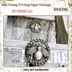 Mặt Trang Trí Ong Ngọc Vintage RH016- Cá Tính & Chất Lừ
