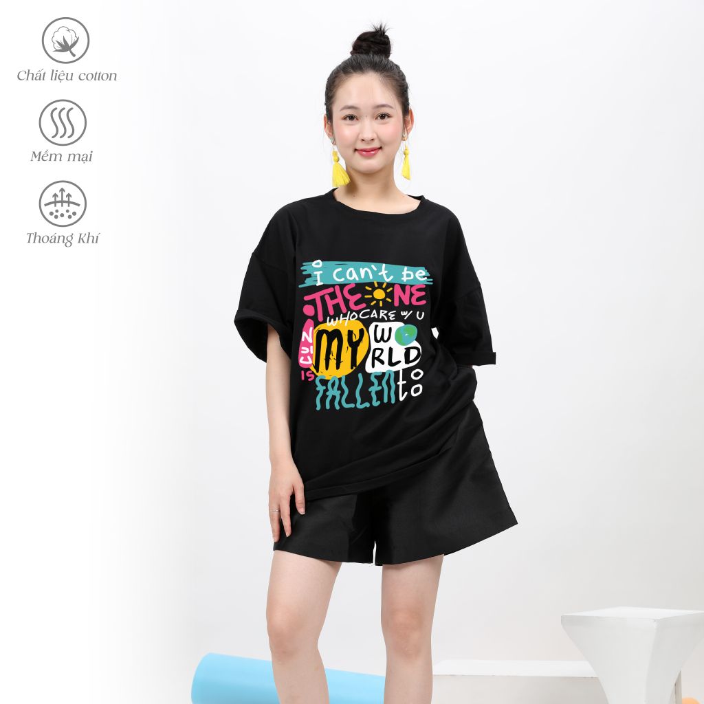 .Áo thun nữ Freesize chất cotton siêu mát 020p 1728