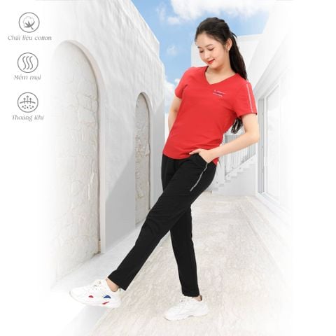 Set đồ bộ nữ kiểu quần dài tay ngắn 193p 6014