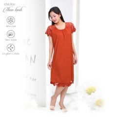Áo ngủ, Váy ngủ tay ngắn chất thun lạnh siêu bền 012p 8010