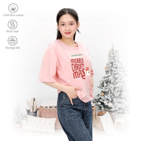 Áo thun nữ form vuông cao cấp đón NOEL 190p 1262