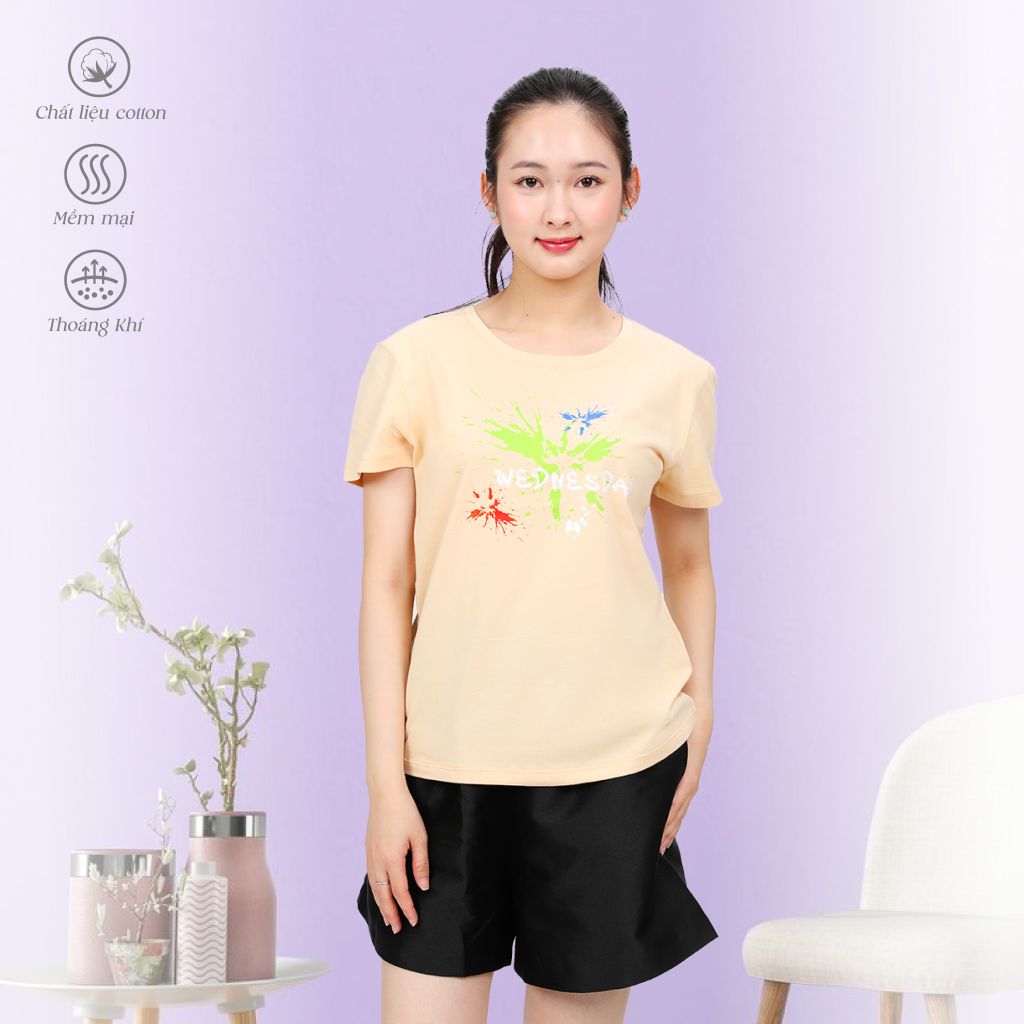 Áo thun nữ form suông chất liệu Cotton cao cấp 020p 0823