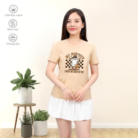 Áo thun nữ form suông chất liệu Cotton cao cấp 020p 0833