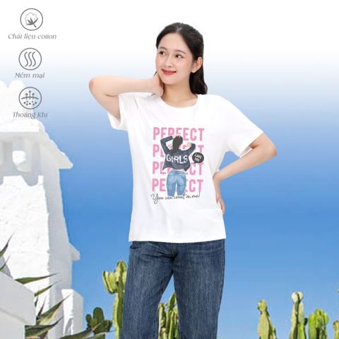 Áo thun nữ form rộng chất cotton siêu mát 020p 0104