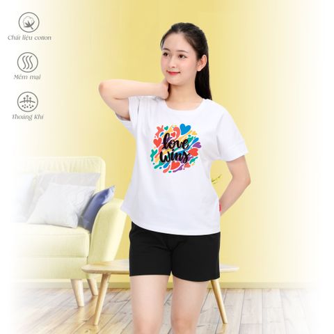 Bộ Đùi ngắn tay cotton 195p 2046