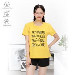 Áo thun nữ form rộng chất cotton siêu mát 020p 0256