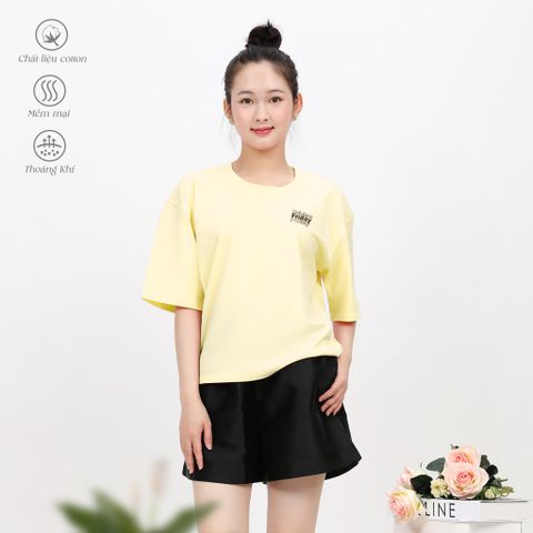 Áo thun nữ form vuông thời trang cotton cao cấp 190p 1221