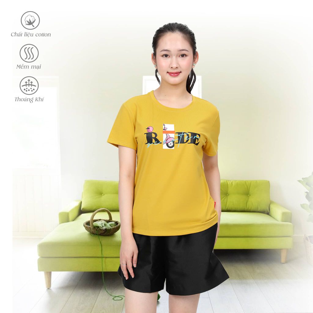 Áo thun nữ form suông thời trang cotton cao cấp 020p 1052