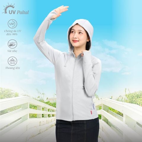 Áo khoác nữ chống nắng, chống UV chất poly thái 311p 1265