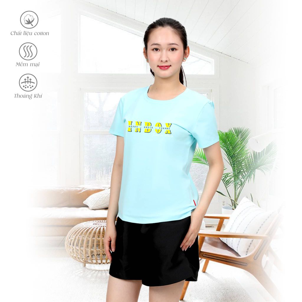 Áo thun nữ form suông chất liệu Cotton cao cấp 020p 0892