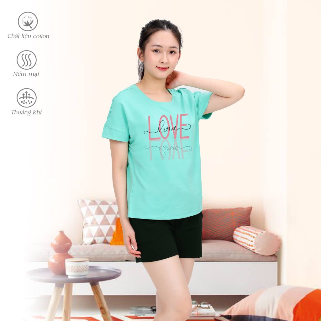 Bộ Đùi ngắn tay cotton 195p 2044