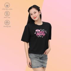 Áo thun nữ phom vuông chất cotton siêu mát 190p 0297