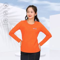 Áo thun nữ tay dài Cổ Tròn chất cotton siêu mát 020p 0270